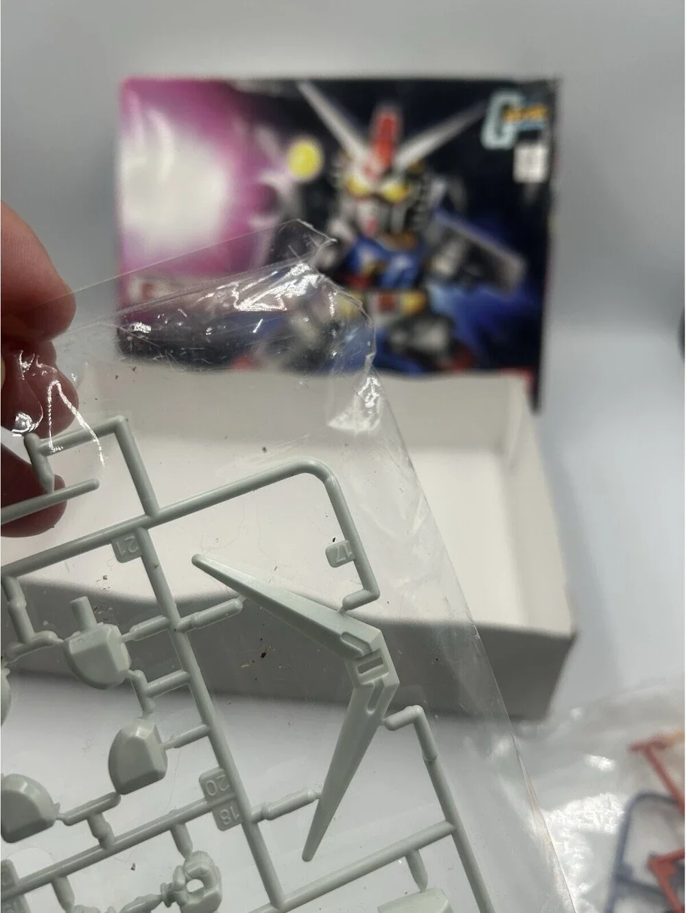Bandai BB Senshi 329 RX-78-2 Gundam Anime Color SD Model Kit 2009 Open Box